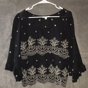 American Eagle black long sleeve shirt